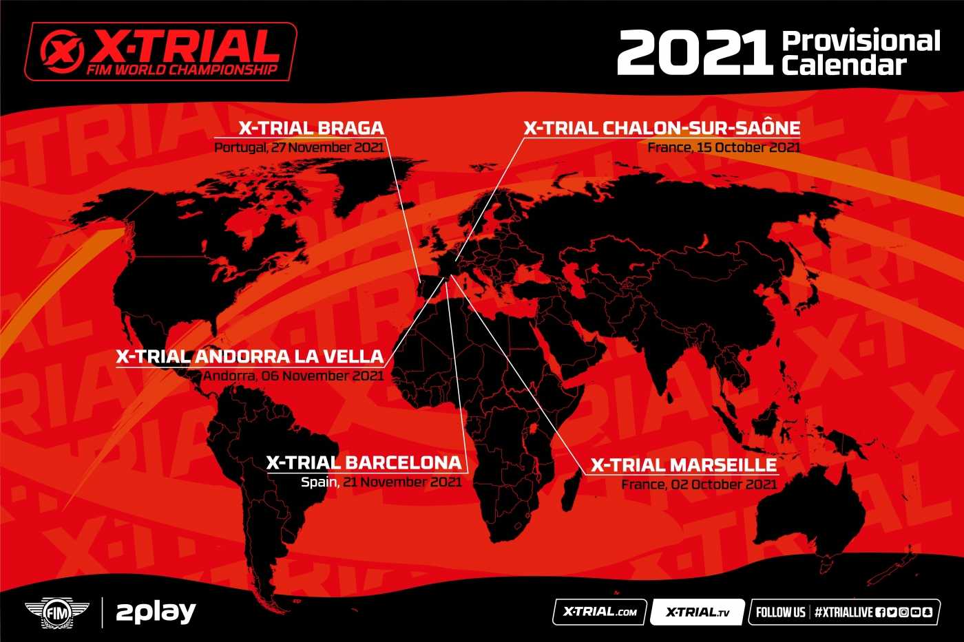 Actualizacin del calendario del Campeonato del Mundo 2021