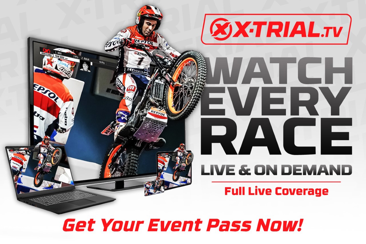 Follow X-Trial live with the x-trial.tv Event Pass