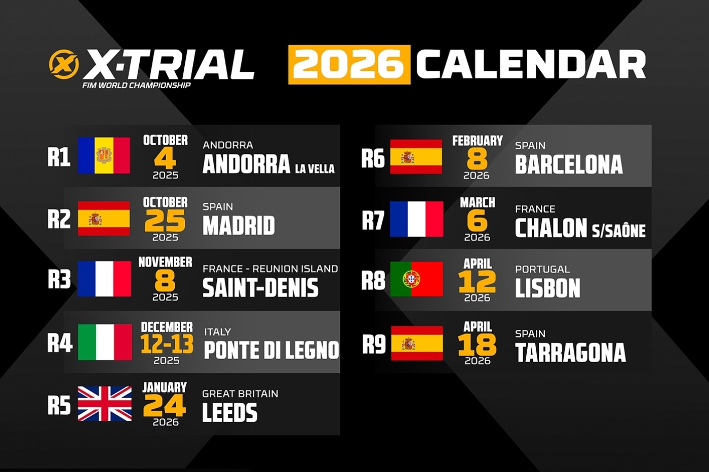 X-Trial 2026 : Plus de pays, plus de sensations fortes X-Trial 2026 : Plus de pays, plus de sensations fortes