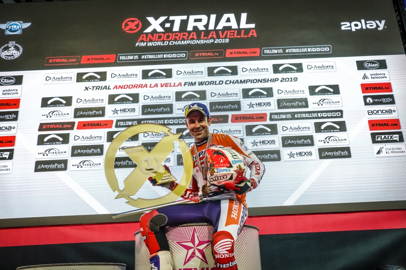 Triomphe exceptionnel de Toni Bou  Andorre-la-Vieille