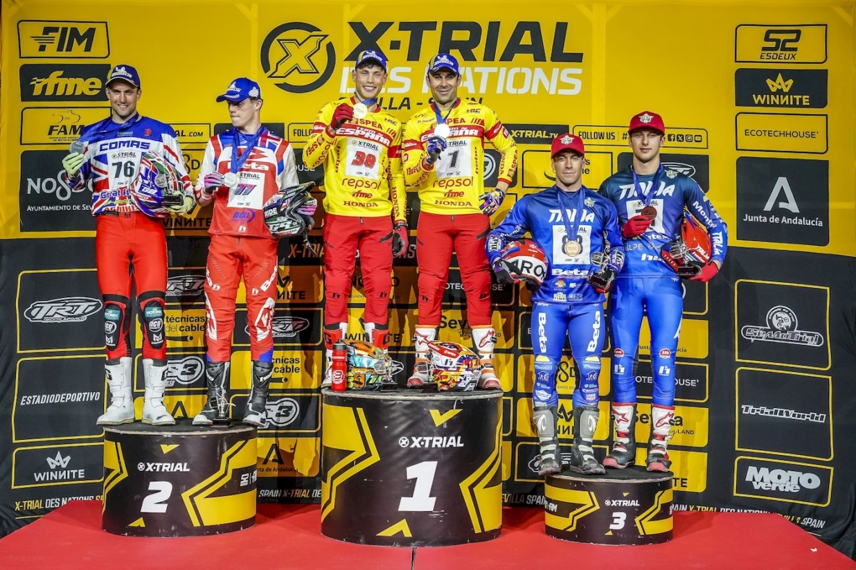 FIM X-Trial des Nations 2026 - Podium
