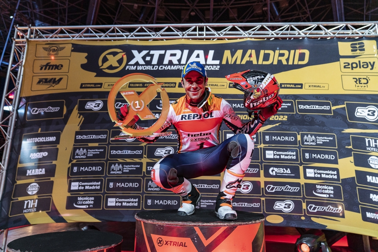 X-Trial Madrid 2022 - Toni Bou - Podium