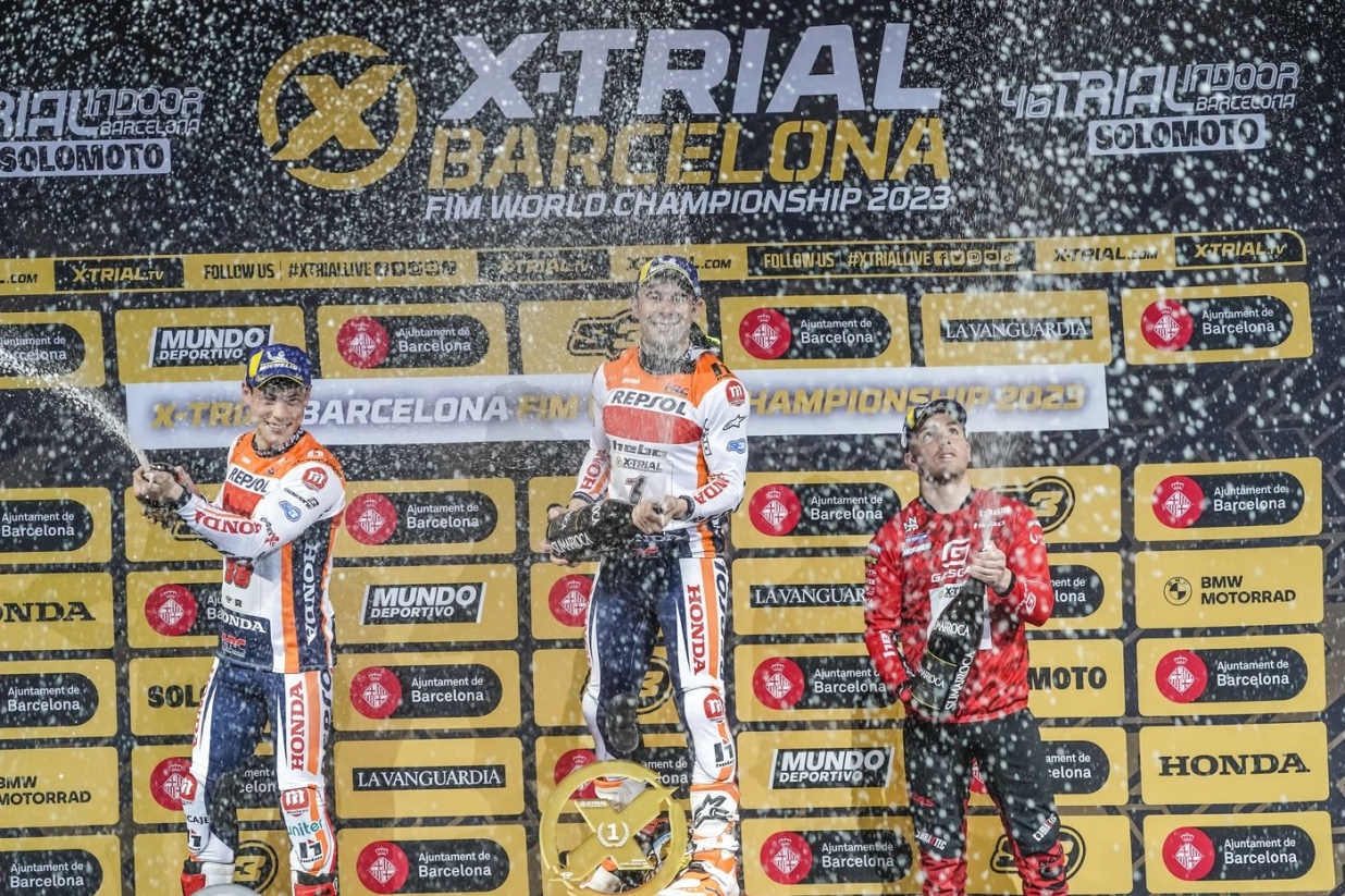 X-Trial Barcelona 2023 - Podium