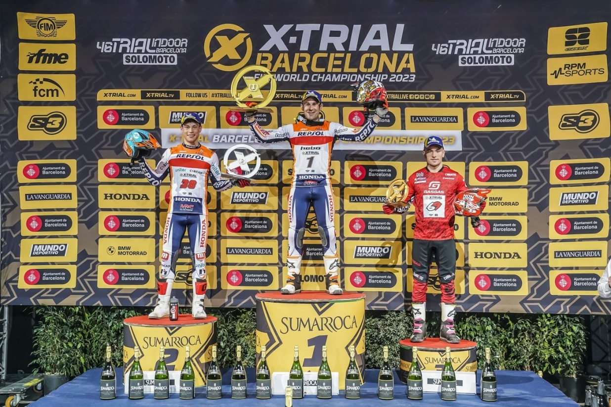 X-Trial Barcelona 2023 - Podium