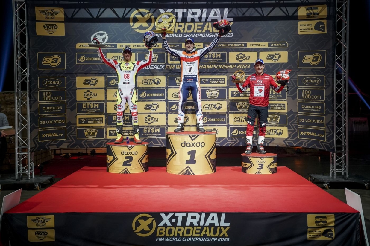 X-Trial Bordeaux 2023 - Podium