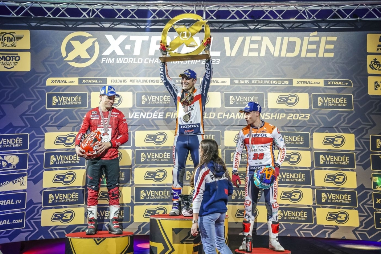 X-Trial Vende 2023 - World Championship Podium