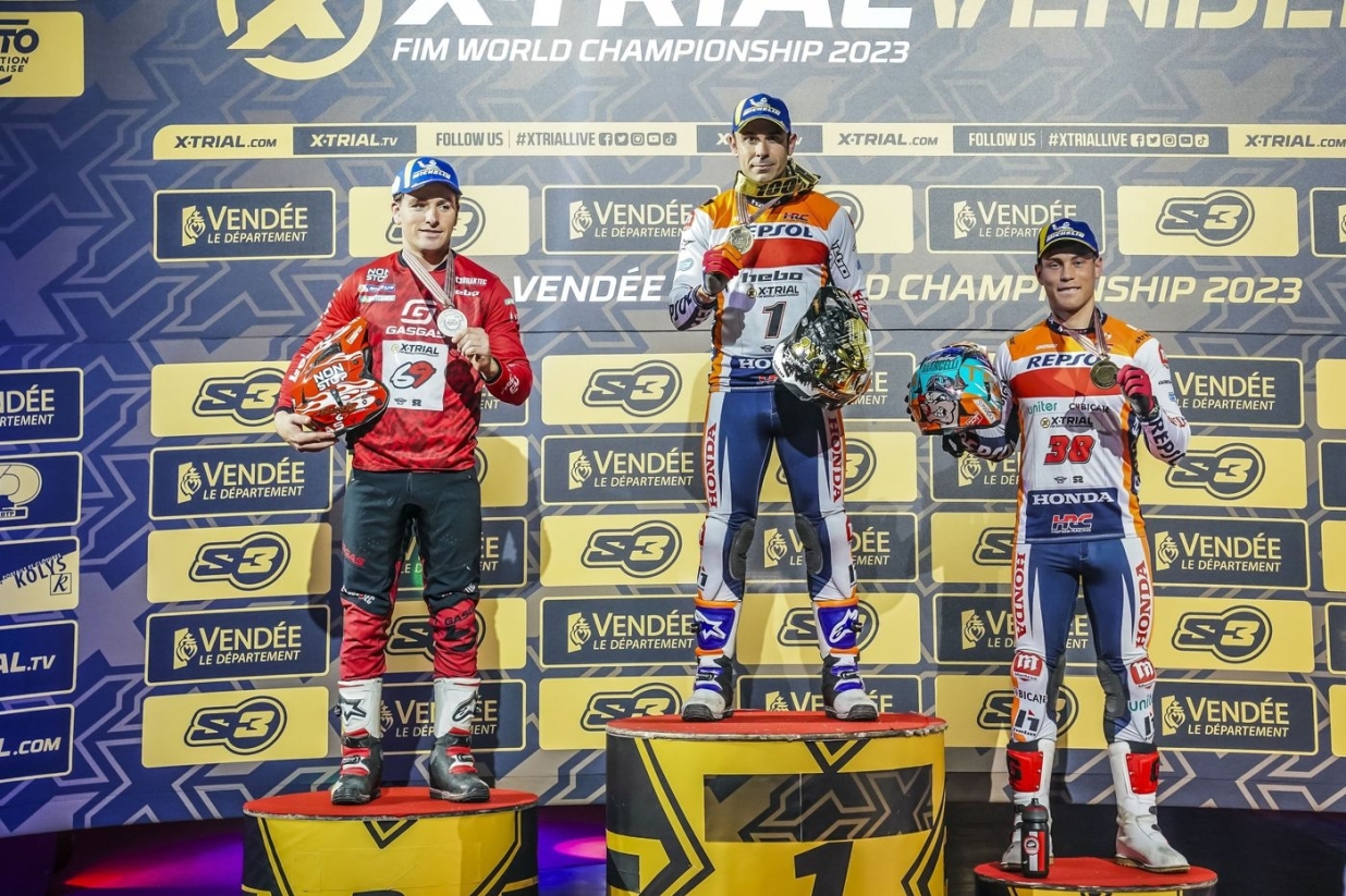 X-Trial Vende 2023 - World Championship Podium