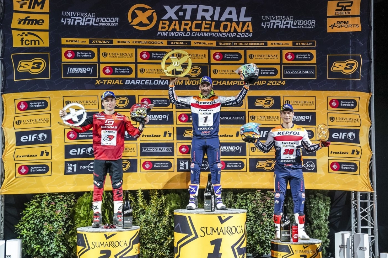 X-Trial Barcelona 2024 - Podium