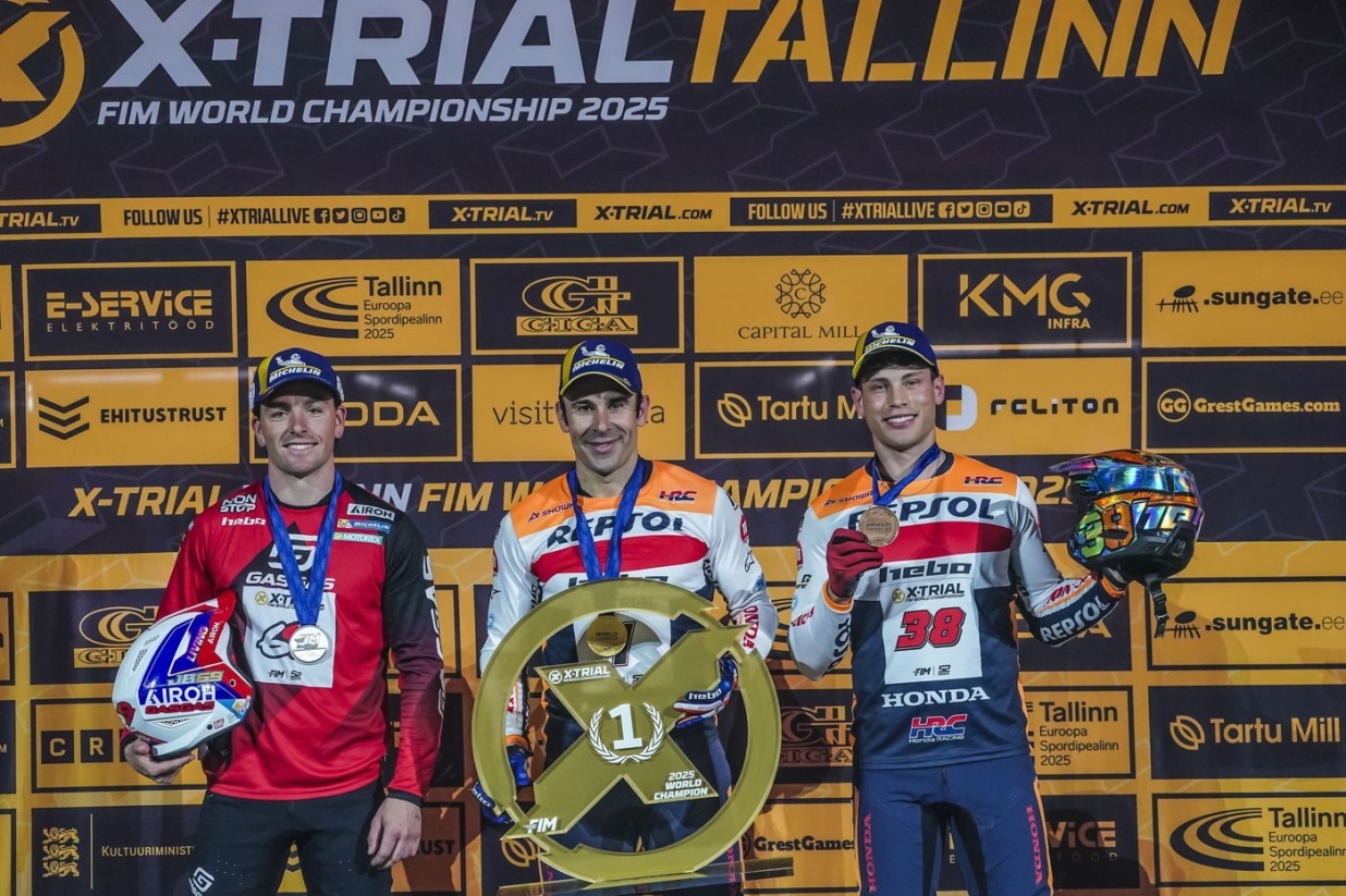 X-Trial Tallinn 2025 - Championship Podium