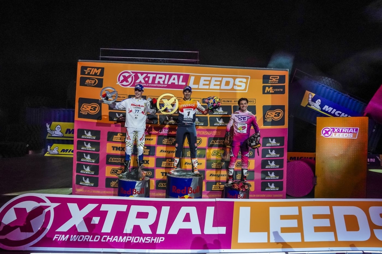 X-Trial Leeds 2026 - Podium
