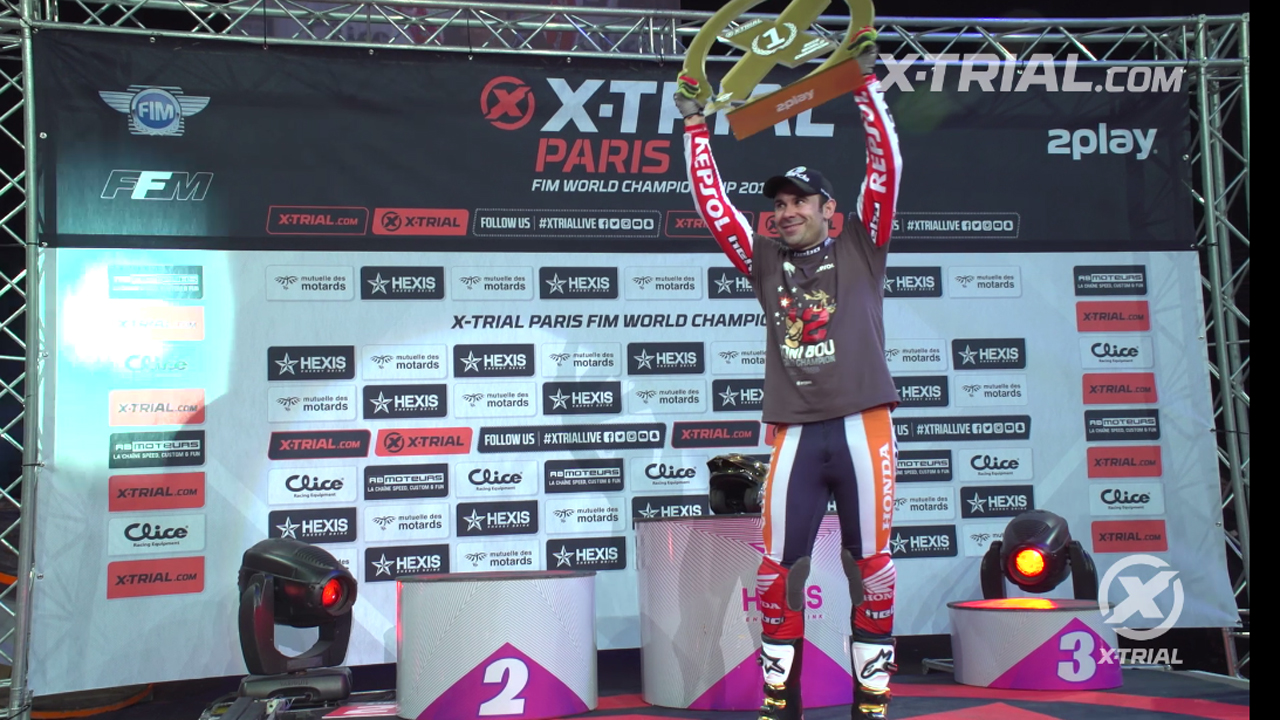 X-Trial París - Toni Bou Wolrd Championship Celebration
